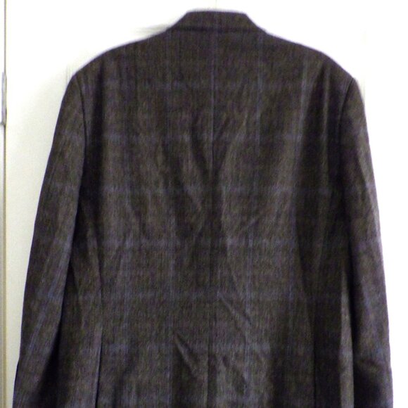 Joseph Abboud Heritage Men's Blazer Sport Coat Size 42 Regular Brown Plaid Wool - Picture 2 of 12